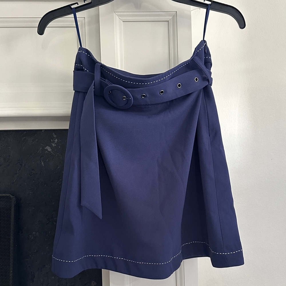 Elegant Navy Blue Women's Skirt